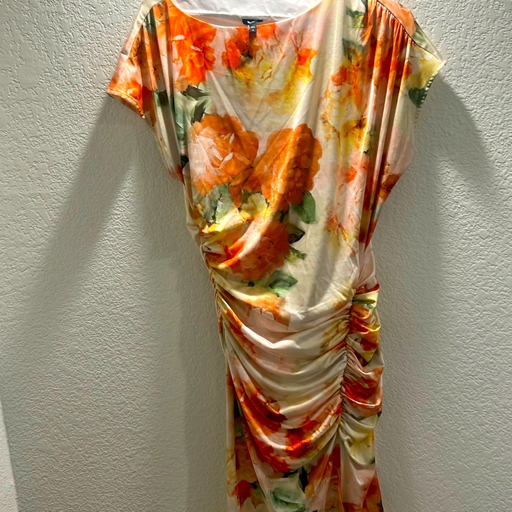 Express-Floral Print Dress